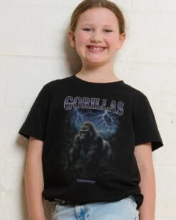 Gorillas Kids T-Shirt 5 Gorillas Kids T-Shirt -Thread Heads Sale Store KidsBlackTee 04bf6522 6571 464a afe6 9b270c160be9