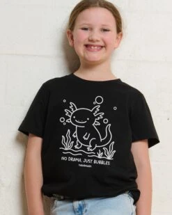 Axolotl Bubbles Kids T-Shirt