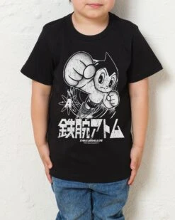 Astro Boy Black And White Kids T-Shirt