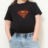 DC Superman Classic Logo Kids T-Shirt -Thread Heads Sale Store KidsBlackTee 3f49a473 166c 4e31 a99f dd262b0841ed
