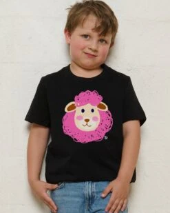 Sheep Face Kids T-Shirt -Thread Heads Sale Store KidsBlackTee 5fa9e5c8 77dd 481a bf5e 53919fc041f0