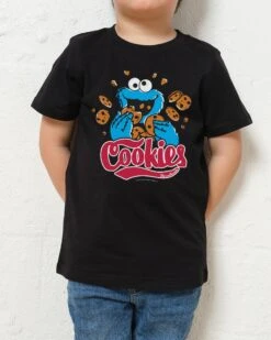 Sesame Street Cookie Monster Cookies Kids T-Shirt 7 Sesame Street Cookie Monster Cookies Kids T-Shirt -Thread Heads Sale Store KidsBlackTee 798b06a2 c184 4e73 b84d 5851a16e537e