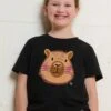Capybara Face Kids T-Shirt -Thread Heads Sale Store KidsBlackTee e4992dde e430 4d03 be8e a3fc3a917a77