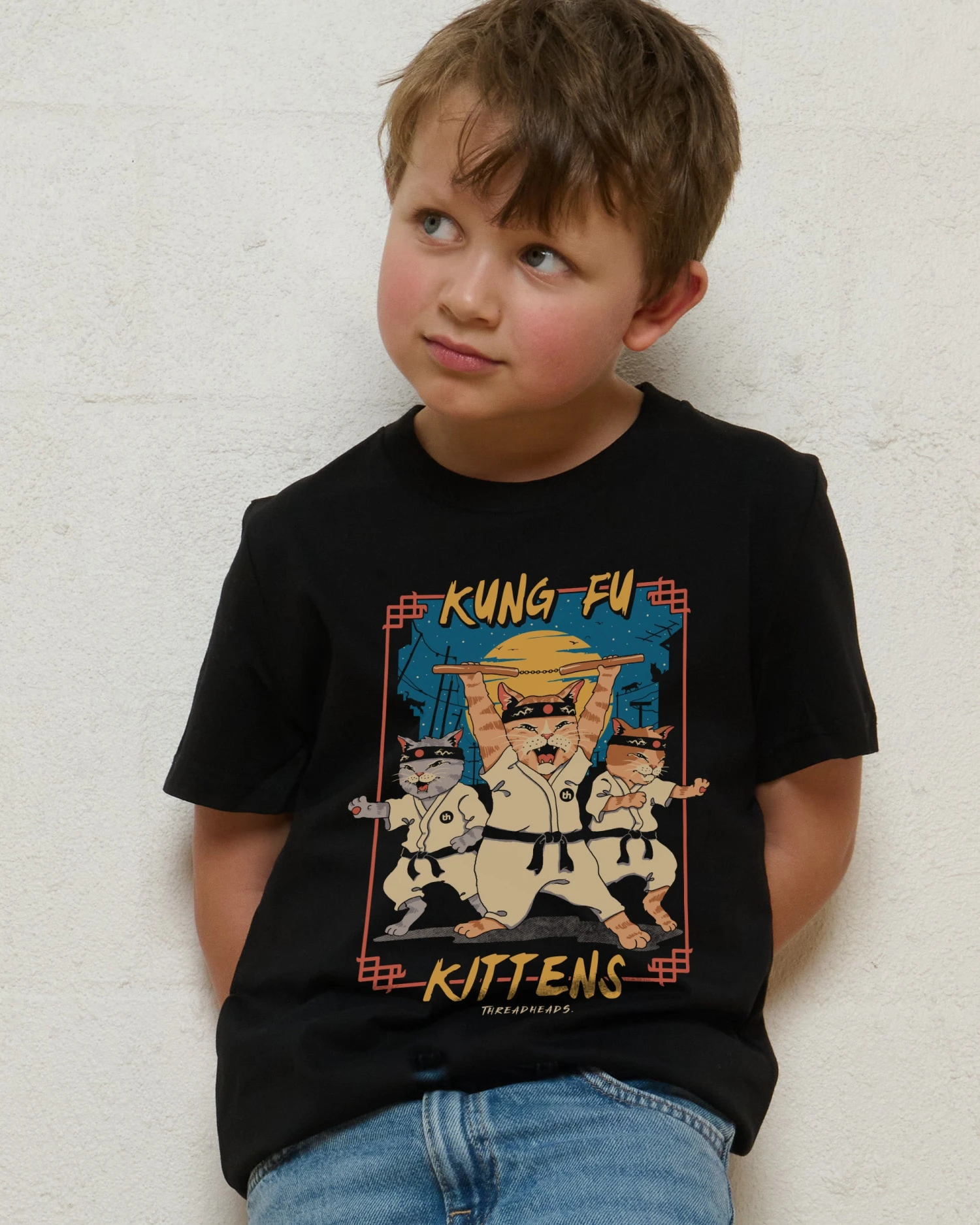 Kung Fu Kittens Kids T-Shirt 3 Kung Fu Kittens Kids T-Shirt