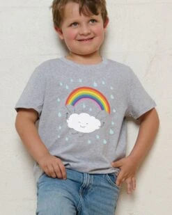 Rainbow Parachute Kids T-Shirt -Thread Heads Sale Store KidsGreyTee 250ba46c 199f 4b2f 819f 8c6cf0c6b94d
