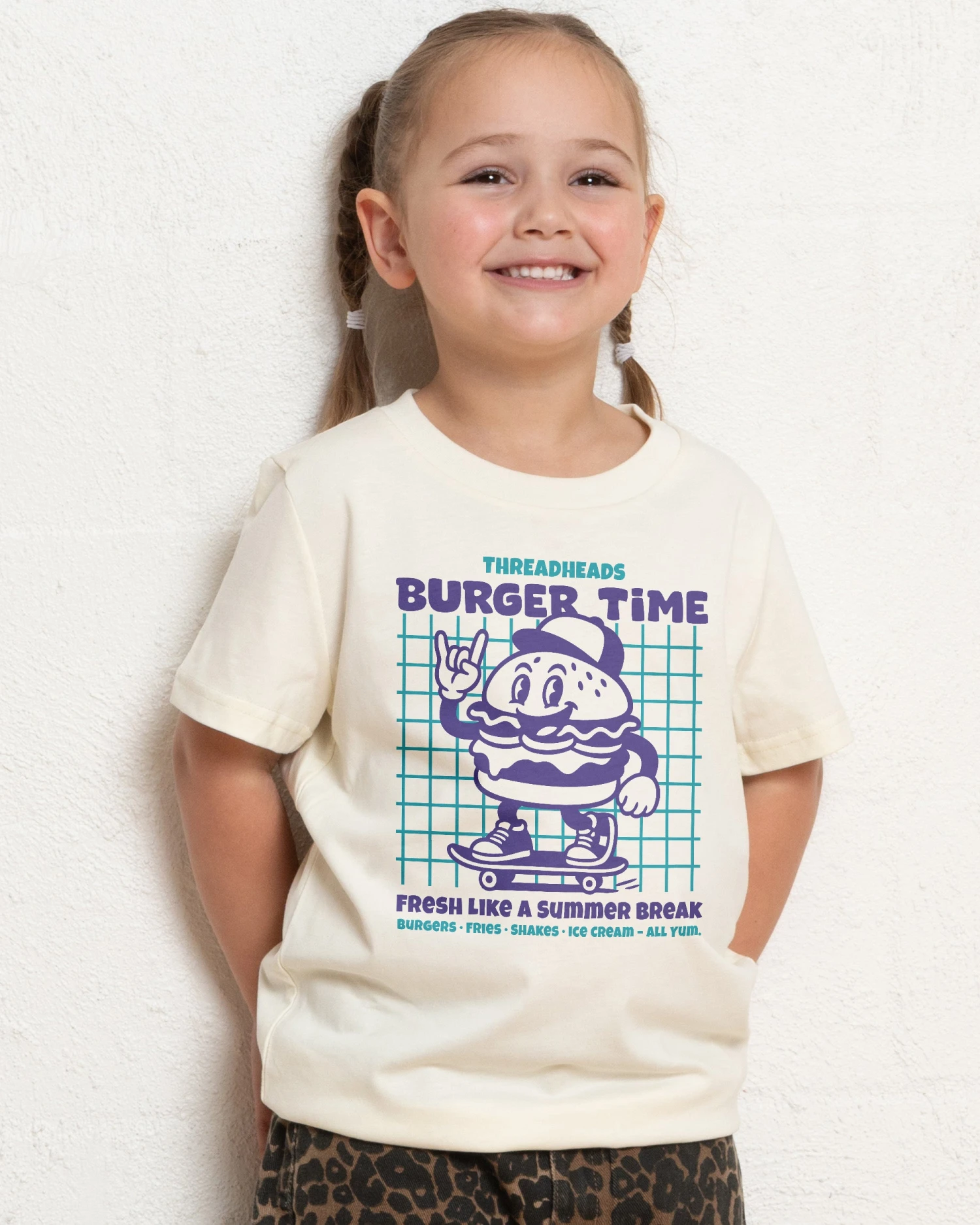 Burger Time Kids T-Shirt 4 Burger Time Kids T-Shirt - Image 2