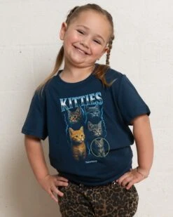 Kitties Collage Kids T-Shirt -Thread Heads Sale Store KidsNavyTee aad0febd c0dc 4ed5 b33f 41ea444bbb5e