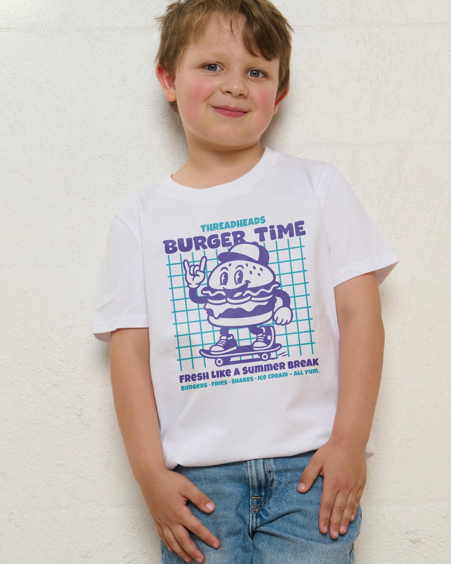 Burger Time Kids T-Shirt 3 Burger Time Kids T-Shirt
