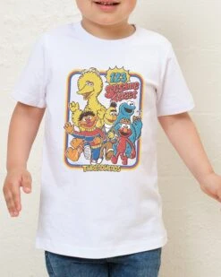 Sesame Street 123 Sesame St Kids T-Shirt -Thread Heads Sale Store KidsWhiteTee 0f07830d e8bc 47e1 ad68 139f2786edc4