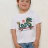 Long Board Dragon Kids T-Shirt