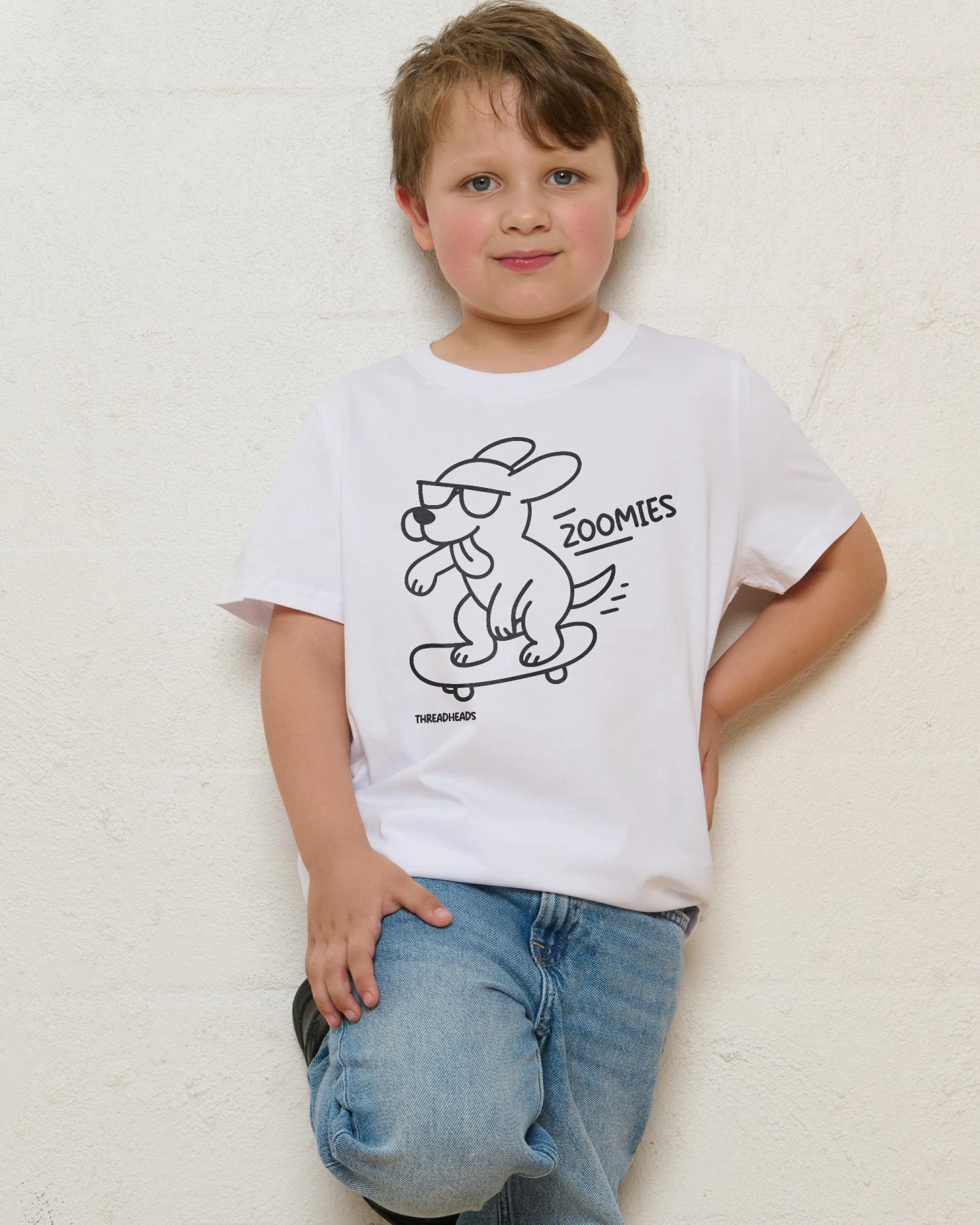 Dog Zoomies Kids T-Shirt 5 Dog Zoomies Kids T-Shirt - Image 3