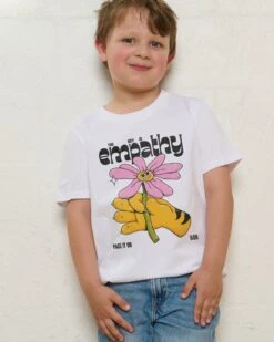 Empathy Kids T-Shirt -Thread Heads Sale Store KidsWhiteTee 1 cf96c2f3 9d20 48ef 9a6c c7befa4a385d