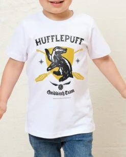 Harry Potter Hufflepuff Quidditch Team Kids T-Shirt -Thread Heads Sale Store KidsWhiteTee 1f454e84 eefe 4551 8eae 1c667d7cb94a