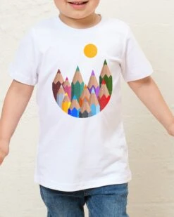 12 Colour Mountains Kids T-Shirt -Thread Heads Sale Store KidsWhiteTee 212b60c9 fd03 48ae a4ec 172f7718f33e