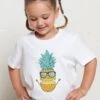 Pineapple Sunglasses Kids T-Shirt -Thread Heads Sale Store KidsWhiteTee cebcd114 2398 40ef 8a77 296b563ffad4