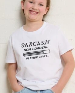 Sarcasm Loading Kids T-Shirt -Thread Heads Sale Store KidsWhiteTee d9be11c4 2014 4a1a a3d5 6dfc86943b08