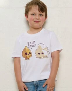 Hot Outside Kids T-Shirt -Thread Heads Sale Store KidsWhiteTee db8b891d 7902 4961 b06b 3ddece3a7000