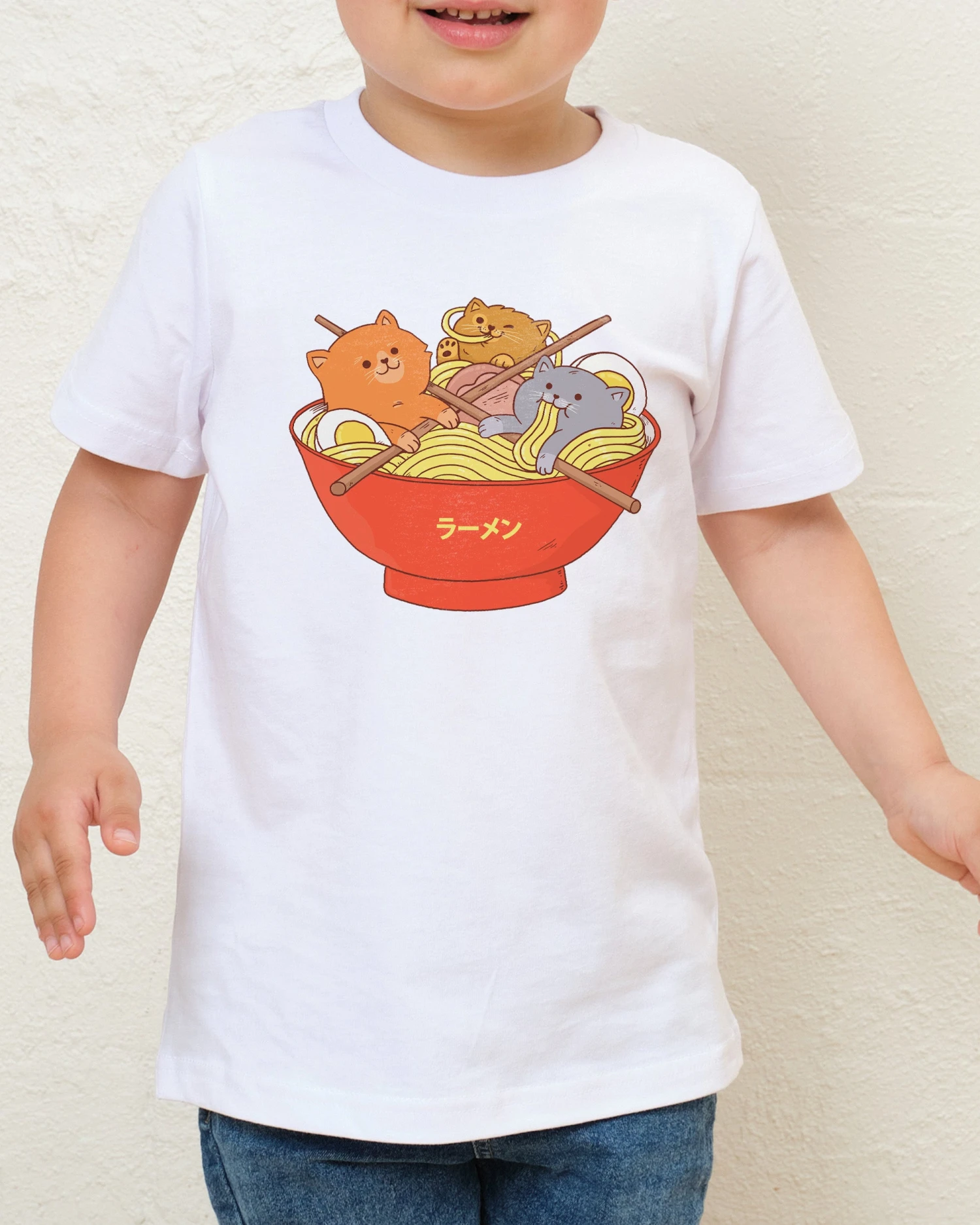 Ramen And Cats Kids T-Shirt 3 Ramen And Cats Kids T-Shirt