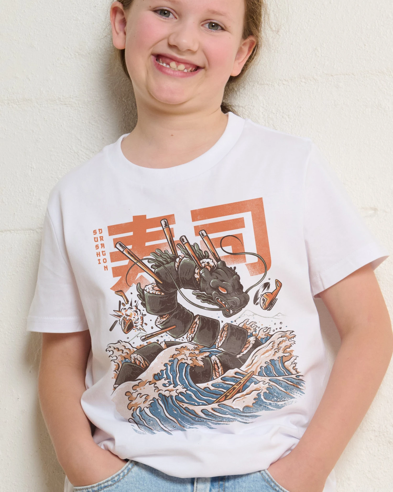 Sushi Dragon Kids T-Shirt 4 Sushi Dragon Kids T-Shirt - Image 2