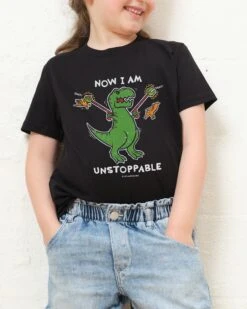 I Am Unstoppable Kids T-Shirt -Thread Heads Sale Store Kids Black Tee fef9520e f994 4c12 8c30 71541e5b6f7f
