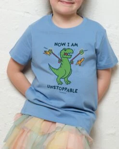 I Am Unstoppable Kids T-Shirt -Thread Heads Sale Store Kids Pale Blue Tee ffd41bae bcd6 4466 a1bf 1a7b3c129c17