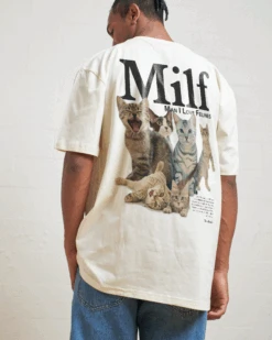 Man I Love Felines Front And Back T-Shirt -Thread Heads Sale Store Natural Back cedc59a8 4d86 4bbd b30d e85b447caf79
