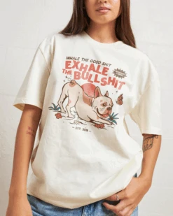 Exhale The Bullshit T-Shirt -Thread Heads Sale Store Natural Front 28197e6e 0b6c 44b0 b0e9 1c5bc6d5601b