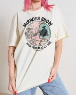 Mirrors Show Who You Really Are T-Shirt -Thread Heads Sale Store Natural Front 2a9b3139 ea17 4a07 8ac0 a623fcf9927a