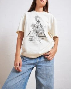 Harry Potter Deathly Hallows Logo Alt T-Shirt 8 Harry Potter Deathly Hallows Logo Alt T-Shirt -Thread Heads Sale Store Natural Front 4c4e7a55 a4eb 4c0b bf64 479a6602725f