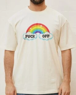 Fk Off Rainbow T-Shirt -Thread Heads Sale Store Natural Front 4da9cce8 90b1 4486 97ab 50c87d6a74d0