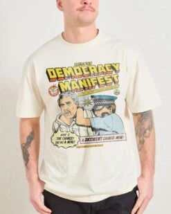 This Is Democracy Manifest T-Shirt -Thread Heads Sale Store Natural Front 7ab105f9 ea87 4a4c bdd0 1d1141e66d28