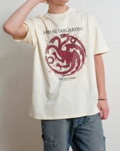 Game Of Thrones Targaryen Sigil T-Shirt -Thread Heads Sale Store Natural Front 81175d71 93c2 40ba a75f 0cc91535e313