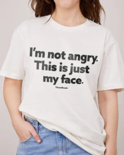 I'm Not Angry T-Shirt 11 I'm Not Angry T-Shirt -Thread Heads Sale Store Natural Front 90664692 f5f8 40f4 b961 e84b1841e2b1