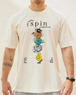 Spin T-Shirt 12 Spin T-Shirt -Thread Heads Sale Store Natural Front 90ef858f f4c6 480a 89a3 f840a960358d