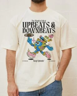 Upbeats & Downbeats T-Shirt -Thread Heads Sale Store Natural Front aa708eb5 df16 4a95 a552 95c6a33c63e7