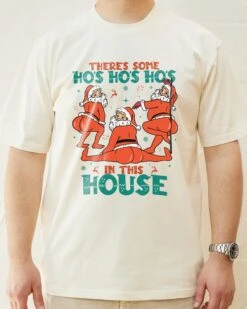 There's Some Ho's Ho's Ho's In This House T-Shirt -Thread Heads Sale Store Natural Front addce184 25b4 48b6 ac34 0e49adf227ea