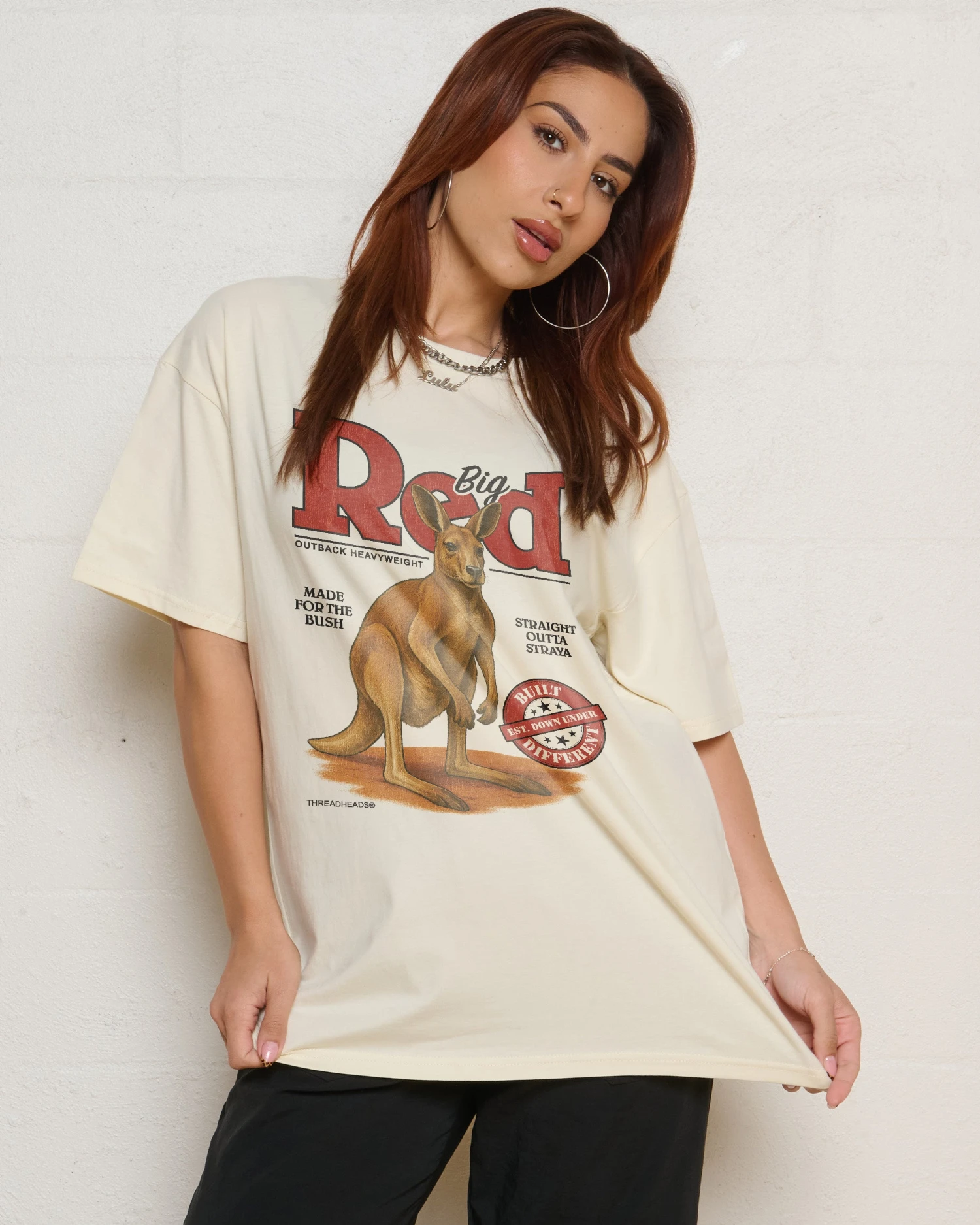 Big Red Outback Heavyweight T-Shirt 4 Big Red Outback Heavyweight T-Shirt - Image 2