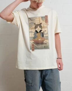 Neko Ramen Ukiyo-e T-Shirt