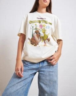 Sesame Street Sunny Vibes T-Shirt 8 Sesame Street Sunny Vibes T-Shirt -Thread Heads Sale Store Natural Front d2bae9ca bc7a 4c64 b5b5 e9f48075d846