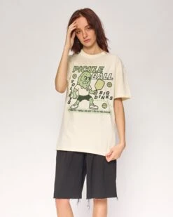 Pickleball T-Shirt 8 Pickleball T-Shirt -Thread Heads Sale Store Natural Front ec011a99 467b 4b5c af58 9243813fa421