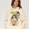DC Wonder Woman Queen Of The Amazons Hoodie -Thread Heads Sale Store Natural Hoodie Close Up Front 9cc20877 c2ba 4997 8c6a 66e2a161512a