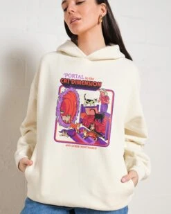 The Cat Dimension Hoodie -Thread Heads Sale Store Natural Hoodie Women Front 72569669 6aa8 49e9 975b 2e044d7c9b57