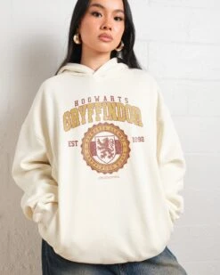 Harry Potter Gryffindor College Hoodie -Thread Heads Sale Store Natural Hoodie Women Front c764a4e0 0e25 4e4b 8429 727fcfccaf6b