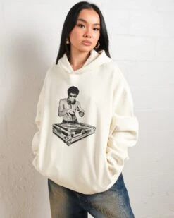 DJ Bruce Lee Hoodie -Thread Heads Sale Store Natural Hoodie Women Front e066a96b f41f 4c55 b827 f0417b7e69e1