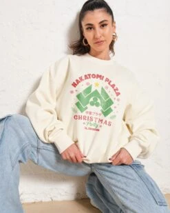 Nakatomi Christmas Party 1988 Sweatshirt 8 Nakatomi Christmas Party 1988 Sweatshirt -Thread Heads Sale Store Natural Jumper Women Front e86068e5 9337 4616 a698 ecb29ac5d699