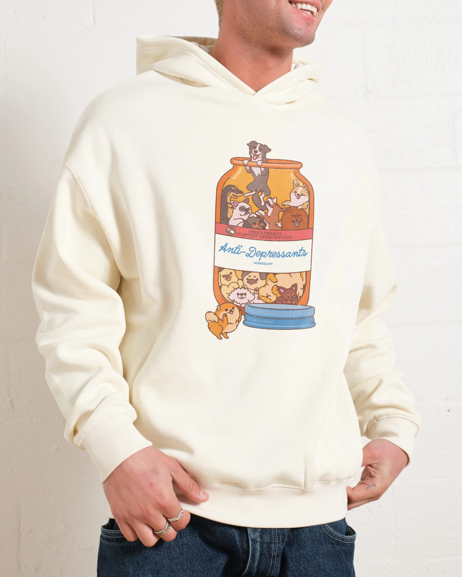 Anti-Depressants Dog Edition Hoodie 4 Anti-Depressants Dog Edition Hoodie - Image 2