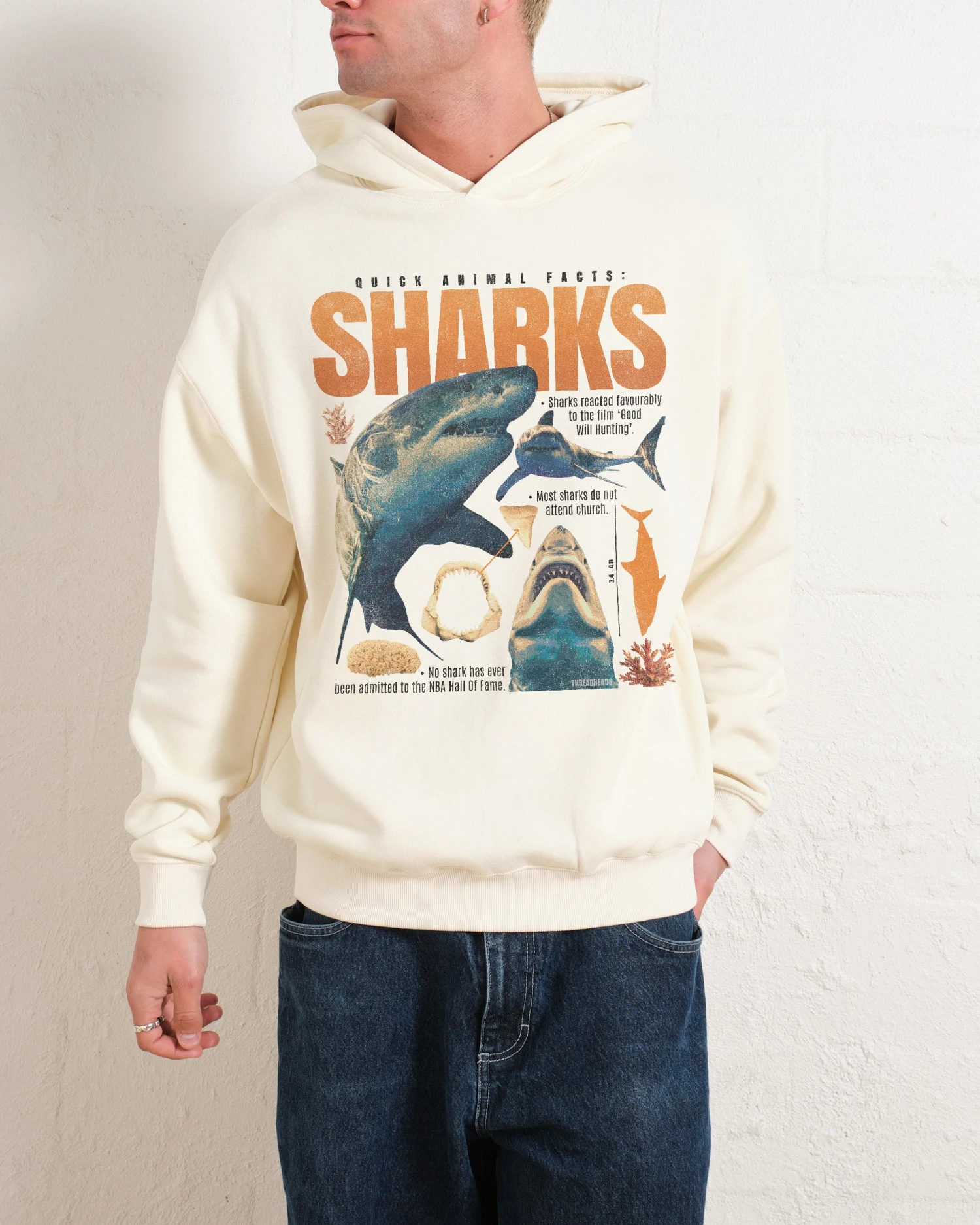 Quick Animal Facts - Sharks Hoodie 3 Quick Animal Facts - Sharks Hoodie