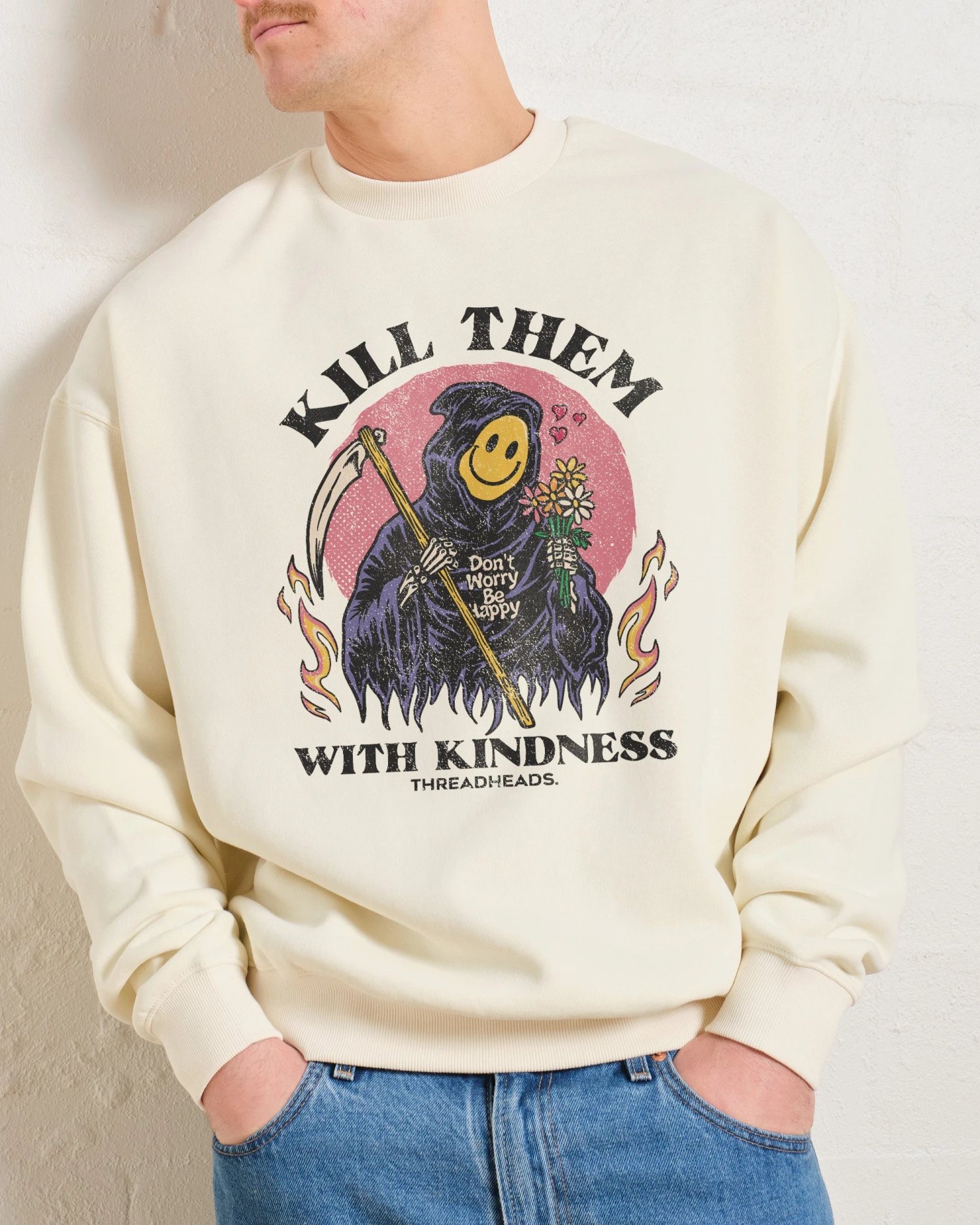 Kill Them With Kindness Sweatshirt 6 Kill Them With Kindness Sweatshirt - Image 4