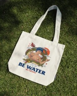 Bruce Lee Be Water Tote Bag