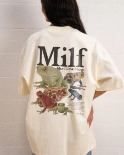 Man I Love Frogs Front And Back Oversized Tee -Thread Heads Sale Store NaturalOversized Back 547d7716 8ebf 4703 80d7 8ddd1206bd59